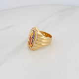 Virgin Guadalupe Ring 12.15g / Size 11 1/4 Yellow Gold 18K