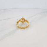 Anillo Estrella Cardinal 5.25g / T11 Tres Oros 18K