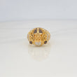 Viking Ring 14g / Size 11 1/2 Three Golds 18K