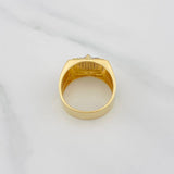 Star of David Ring 8.35g / T10 Two-Tone Black Yellow 18K Gold