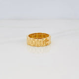 Anillo Correa Corona 5.85g / T10 Oro Amarillo 18K