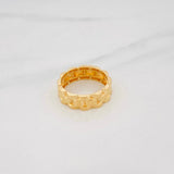 Anillo Correa Corona 5.4g / T10 Oro Amarillo 18K