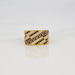 Tribal Ring 7.15g / T9 Two-Tone Black Yellow 18K Gold