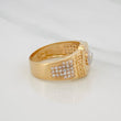 Anillo Medusa 8.35g / T10 1/4 Dos Oros Amarillo Blanco 18K