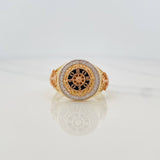 Compass Ring 8.5g / T10 1/4 Three Golds 18K
