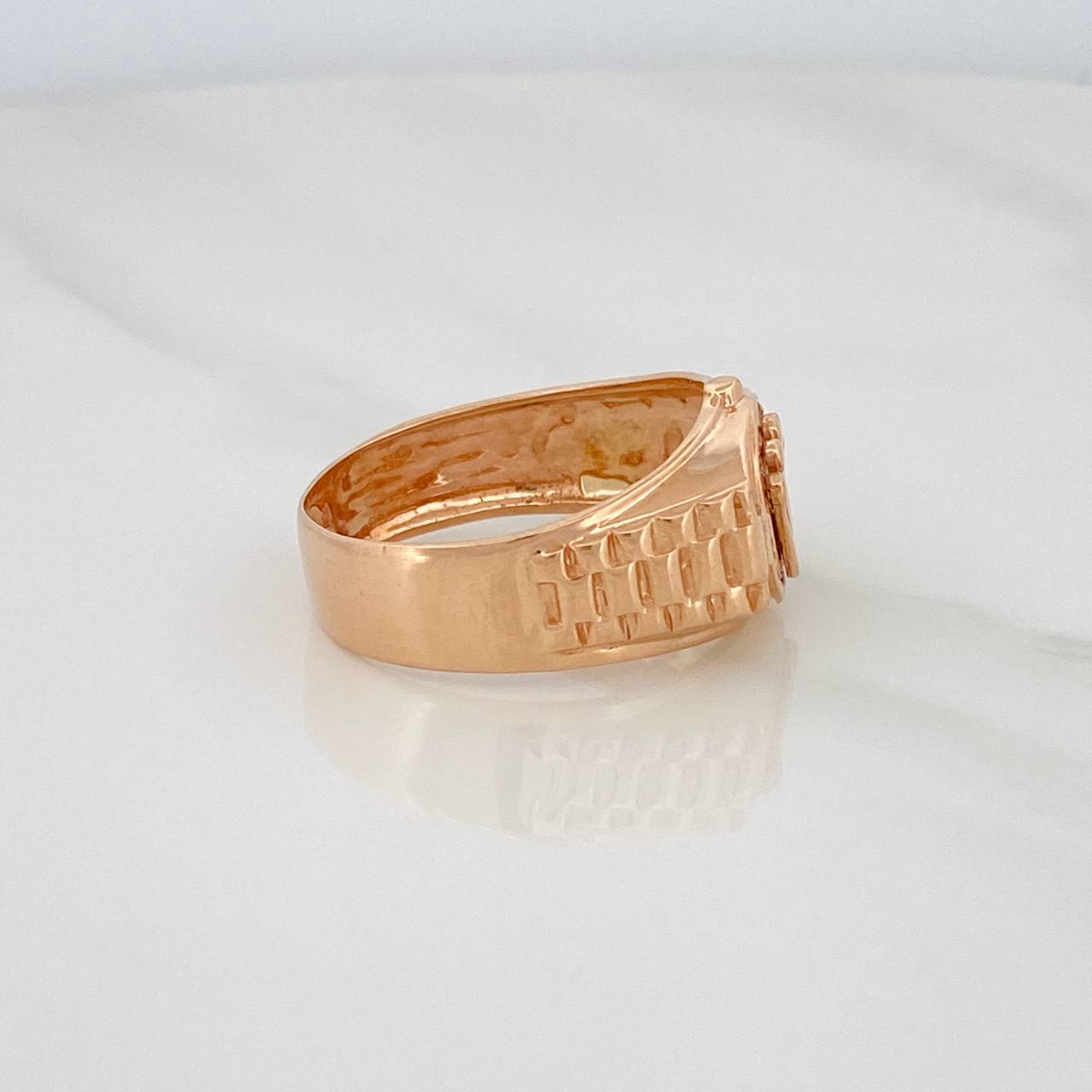 Anillo Corona 5.15g / T11 Oro Rosa 18K
