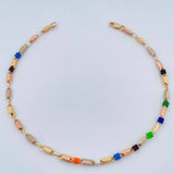 Tobillera Barril 3.15gr / 9 3/4 in / Tres Oros 18K $