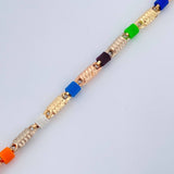 Tobillera Barril 3.15gr / 9 3/4 in / Tres Oros 18K $