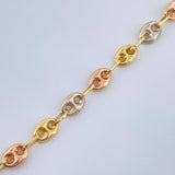 Pulso GC 3.3gr / 7 3/4 in / Tres Oros 18K $