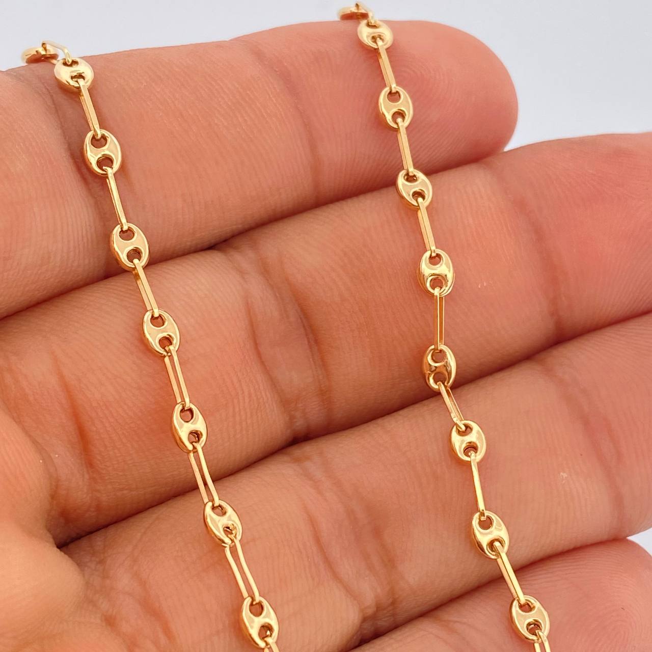 Cadena GC 6.1gr / 24 in / Oro Amarillo 18K $