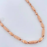 Cadena Barril 19.2gr / 28 1/4 in / Oro Rosa 18K $