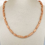Cadena Barril 19.2gr / 28 1/4 in / Oro Rosa 18K $