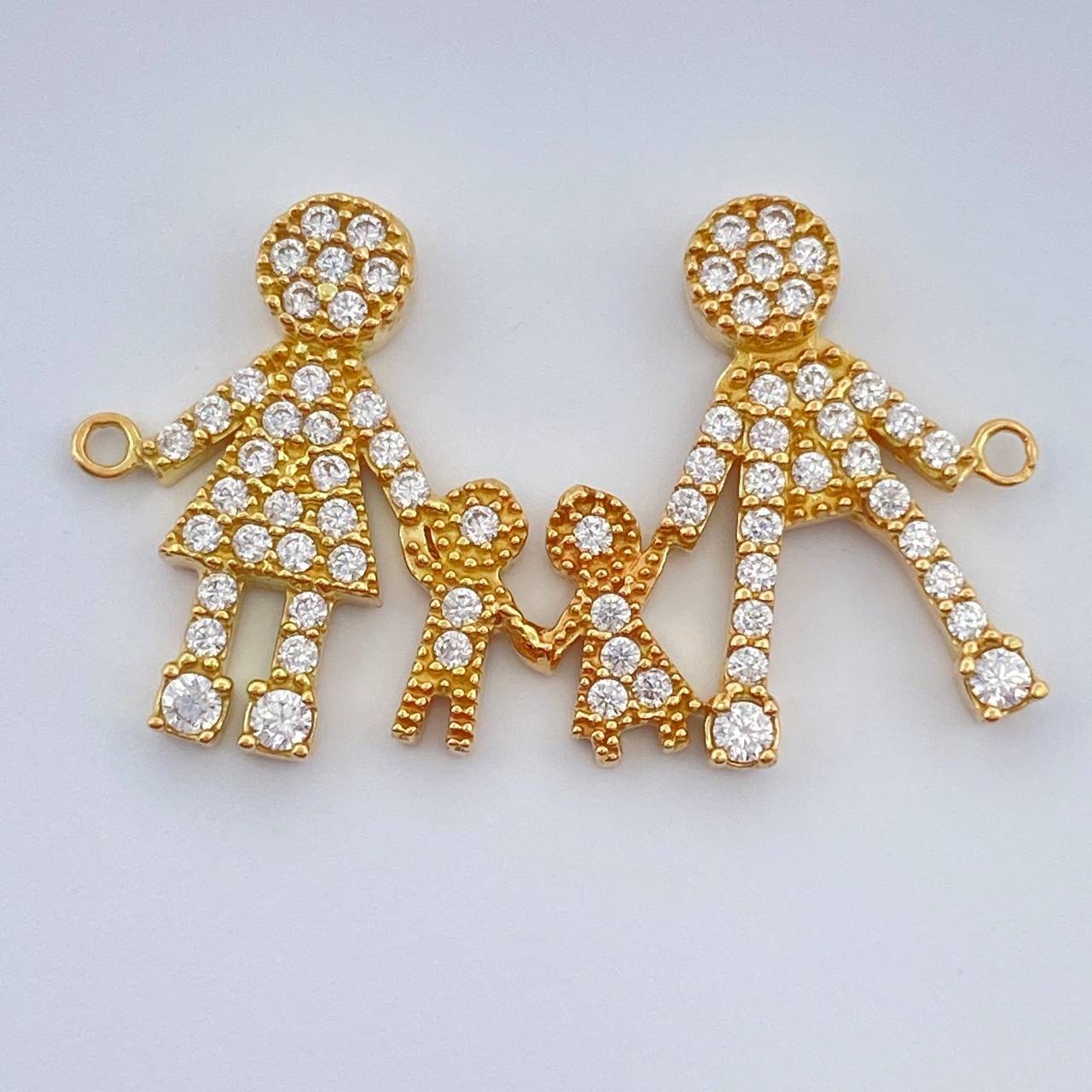 Herraje Familia 1.9gr / 1 in / Oro Amarillo 18K $