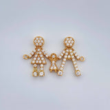 Herraje Familia 1.75gr / 3/4 in / Oro Amarillo 18K $
