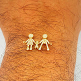 Herraje Familia 1.65gr / 1 in / Oro Amarillo 18K $