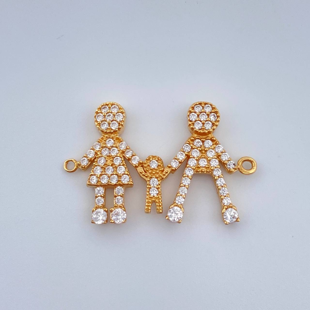 Herraje Familia 1.65gr / 1 in / Oro Amarillo 18K $