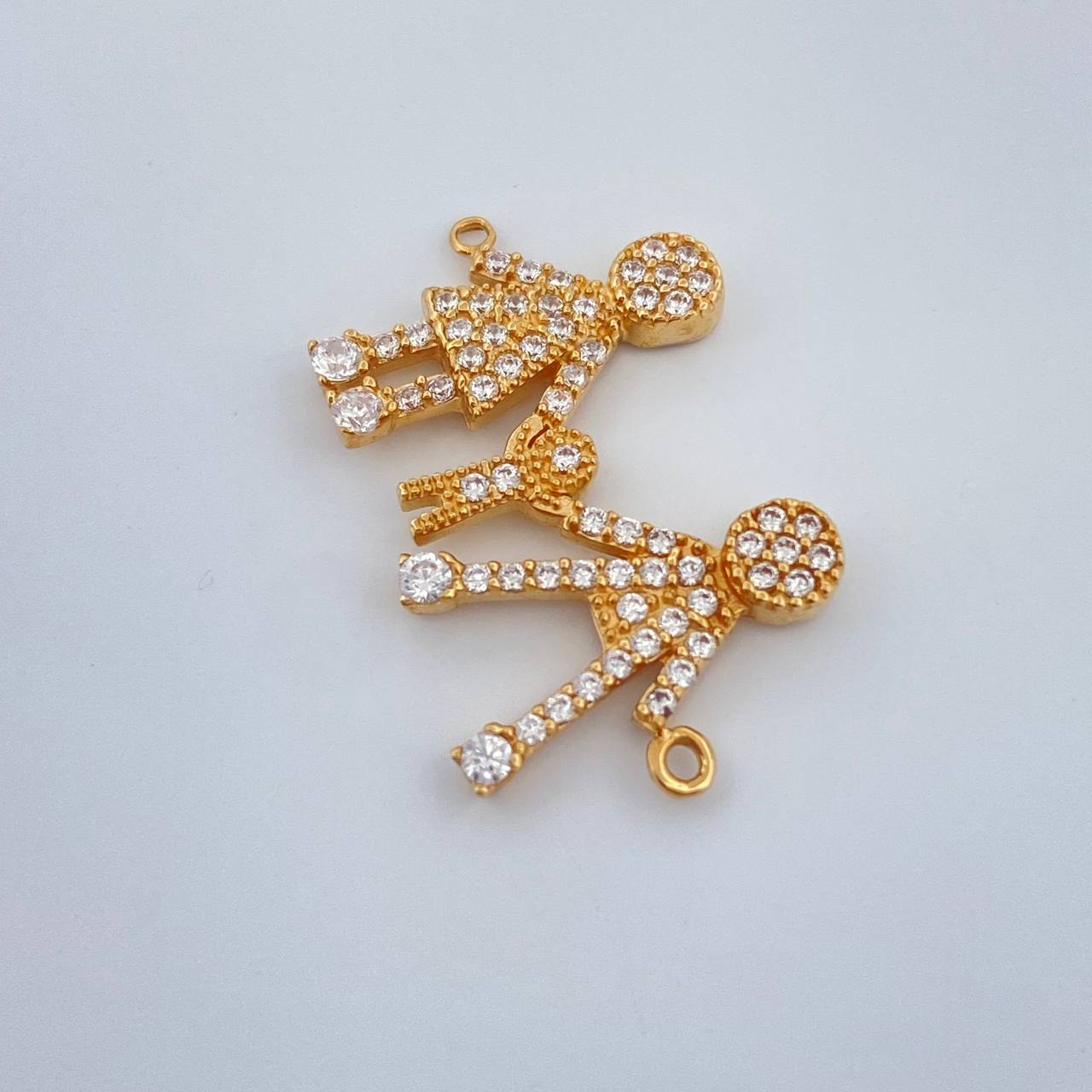 Herraje Familia 1.65gr / 1 in / Oro Amarillo 18K $