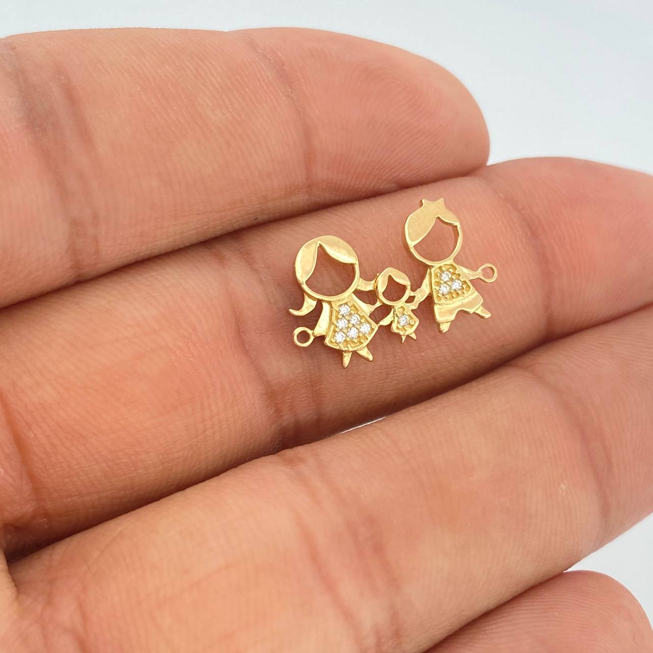 Herraje Familia 1.05gr / 1 1/4 in / Oro Amarillo 18K $