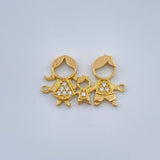 Herraje Familia 1.15gr / 1 in / Oro Amarillo 18K $