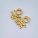 Herraje Familia 1.15gr / 1 in / Oro Amarillo 18K $