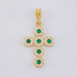 Pendant Dense Cross 1.55 g / 1 in Yellow Gold 18K