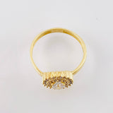 Anillo Halo Tupido 2.95gr / T6 1/4 / Oro Amarillo 18K