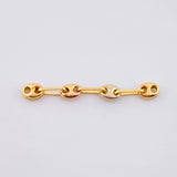 Charm Retazo Gc 0.3 g / 1 in Three Golds 18K