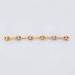 Charm Retazo GC 6 Links 0.45gr / 1 3/4 in / 3.4mm Three Golds 18K