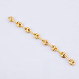 Herraje Retazo GC 8 Eslabones 0.5gr / 2 in / 3.4mm Oro Amarillo 18K