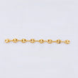 Herraje Retazo GC 8 Eslabones 0.5gr / 2 in / 3.4mm Oro Amarillo 18K