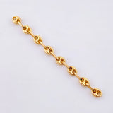 Herraje Retazo GC 8 Eslabones 0.65gr / 2 in / 3.4mm Oro Amarillo 18K