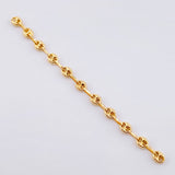 Herraje Retazo GC 11 Eslabones 0.9gr / 2 3/4 in / 3.4mm Oro Amarillo 18K