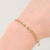 Herraje Retazo GC 11 Eslabones 0.9gr / 2 3/4 in / 3.4mm Oro Amarillo 18K
