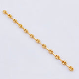 Herraje Retazo GC 12 Eslabones 1gr / 3 in / 3.4mm Oro Amarillo 18K