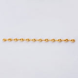 Herraje Retazo GC 12 Eslabones 1gr / 3 in / 3.4mm Oro Amarillo 18K