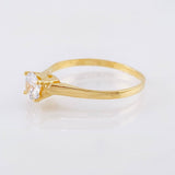 Anillo Solitario 1.5gr / T6 3/4 / Oro Amarillo 18K