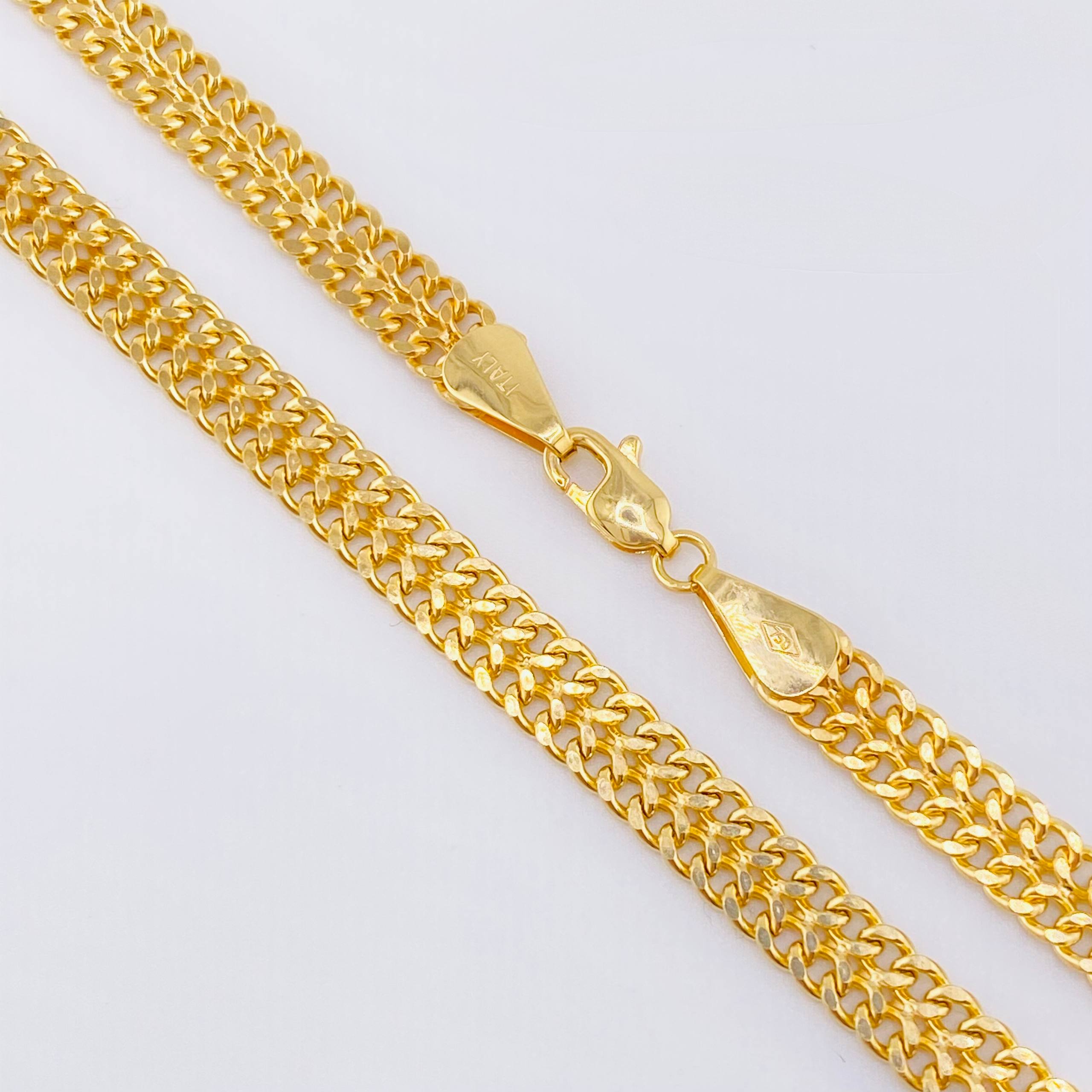 Cadena Sedusa Rectangular 15.15gr / 60cm / 5.8mm Oro Amarillo +3 18K *