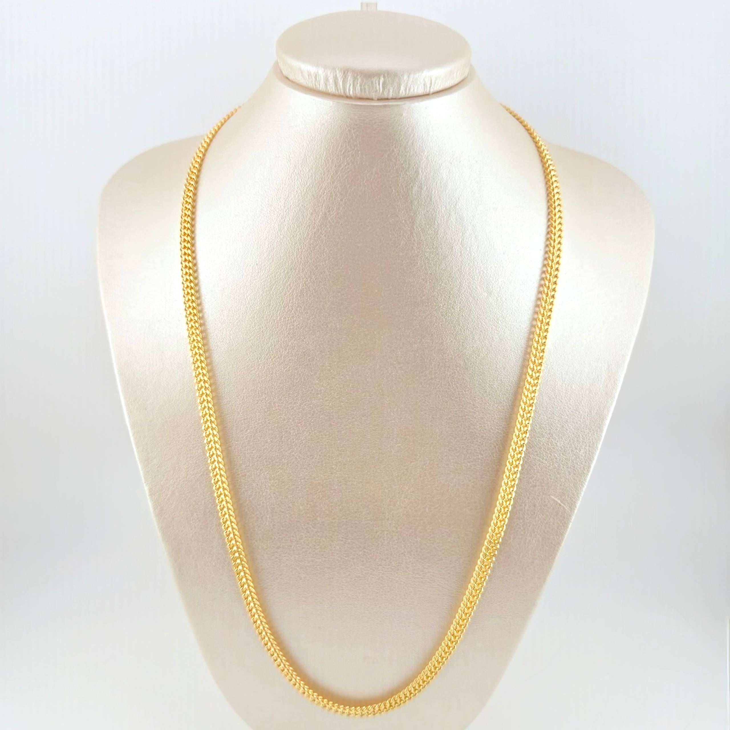 Cadena Sedusa Rectangular 15.1gr / 23 1/2 in / 5.8mm Oro Amarillo +3 18K ©