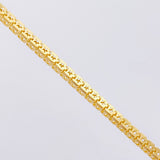 Cadena Veneciana Estrellada 7.35gr / 17 3/4 in / 2mm Oro Amarillo +3 18K ©
