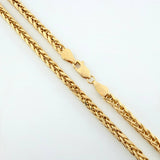 Franco Chain 12.05gr / 27 1/2in / 3.2mm Yellow Gold +3 18K ©