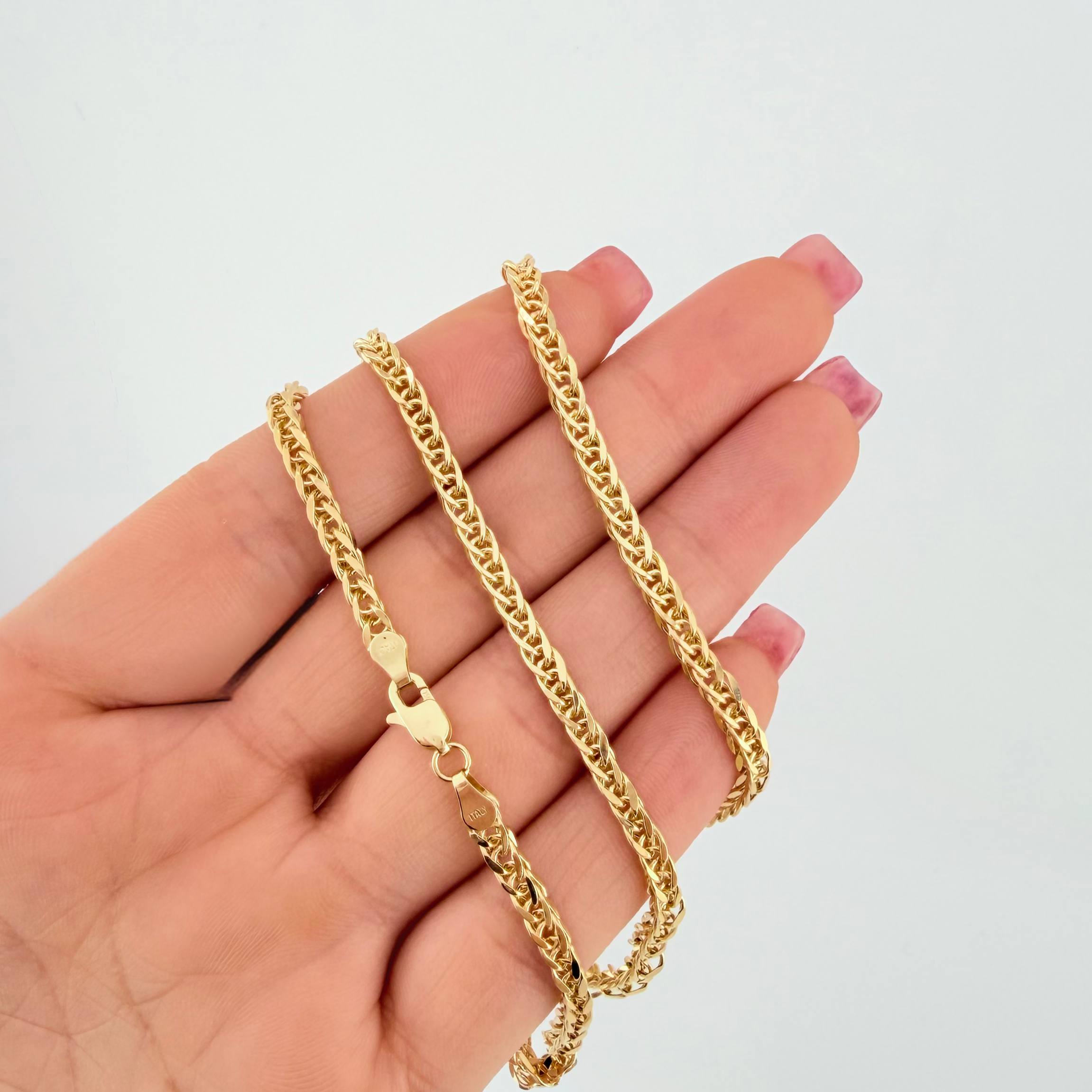 Franco Chain 12.05gr / 27 1/2in / 3.2mm Yellow Gold +3 18K ©