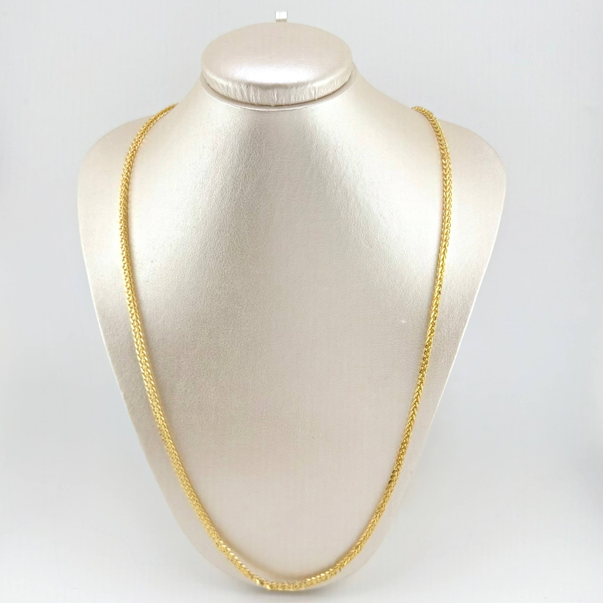 Franco Chain 12.05gr / 27 1/2in / 3.2mm Yellow Gold +3 18K ©