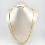Franco Chain 12.05gr / 27 1/2in / 3.2mm Yellow Gold +3 18K ©