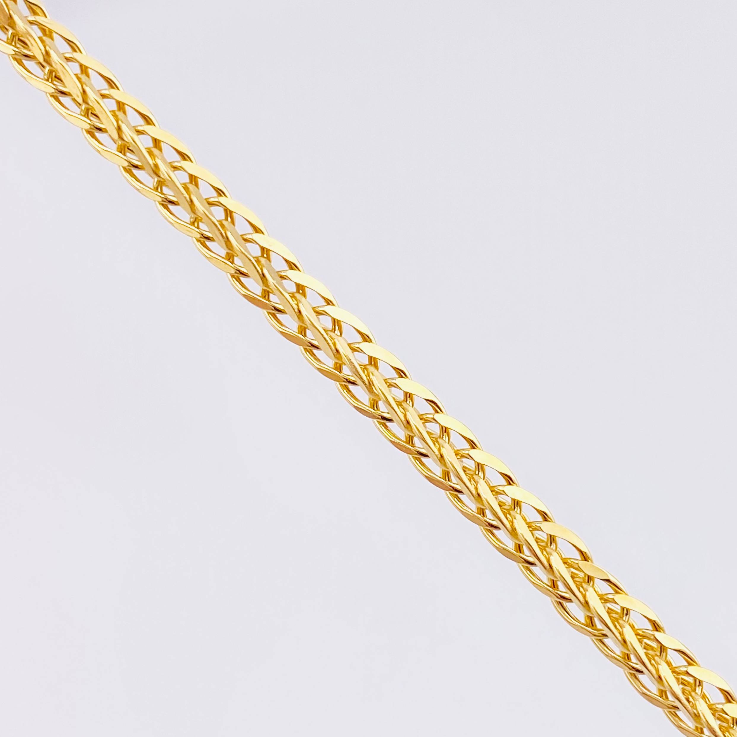 Cadena Franco 20.65gr / 27 1/2in / 4.3mm Oro Amarillo +3 18K