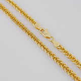 Cadena Franco 20.65gr / 27 1/2in / 4.3mm Oro Amarillo +3 18K