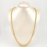 Cadena Franco 20.65gr / 27 1/2in / 4.3mm Oro Amarillo +3 18K