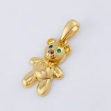 Dije Oso 1.7gr / 1 in / Oro Amarillo 18K ©