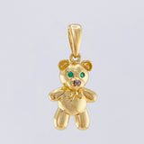 Dije Oso 1.7gr / 1 in / Oro Amarillo 18K ©