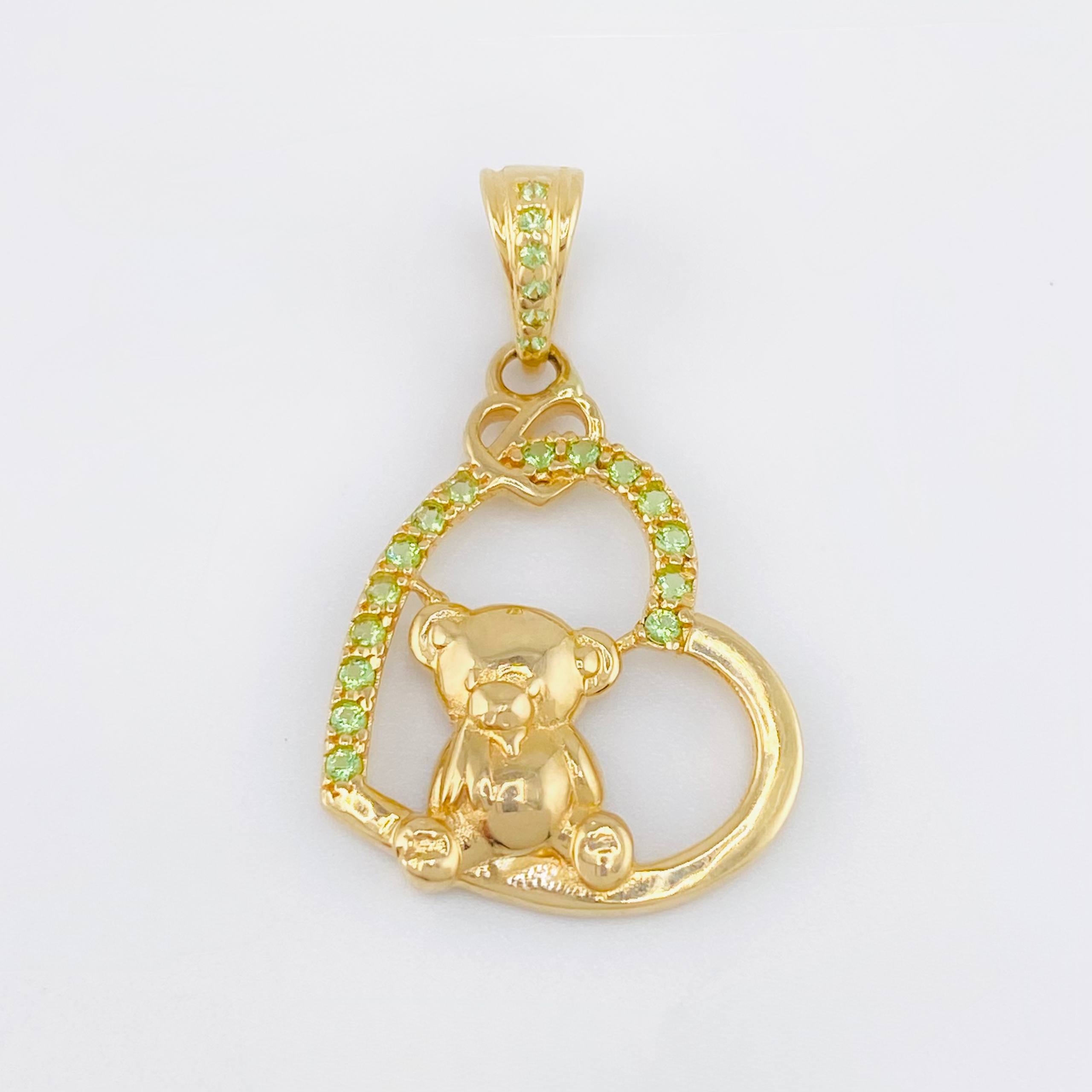 Dije Oso de Peluce 2.35gr / 1 in / Oro Amarillo 18K ©