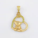 Dije Oso de Peluce 2.35gr / 1 in / Oro Amarillo 18K ©